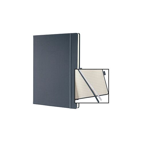 SIGEL Notizbuch Conceptum® ca. DIN A4 liniert, dunkelgrau Hardcover 194 Seiten, 1 St.