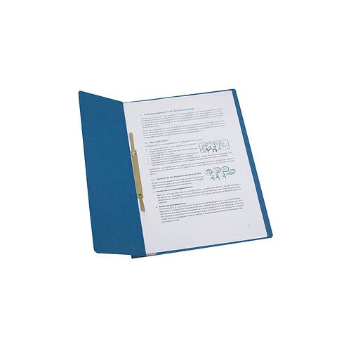 Neutral Ösenhefter Karton blau DIN A4, halber Deckel, 20 St.