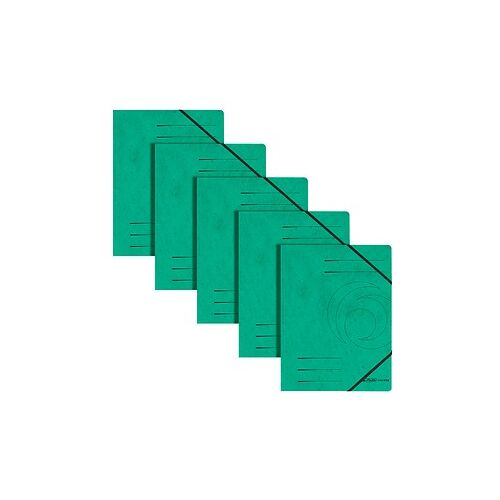 herlitz Eckspanner easy orga DIN A4 grün, 5 St.
