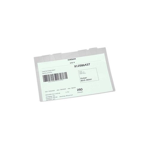 EICHNER Sichttaschen DIN A4 quer transparent glatt 8,0 mm, 50 St.
