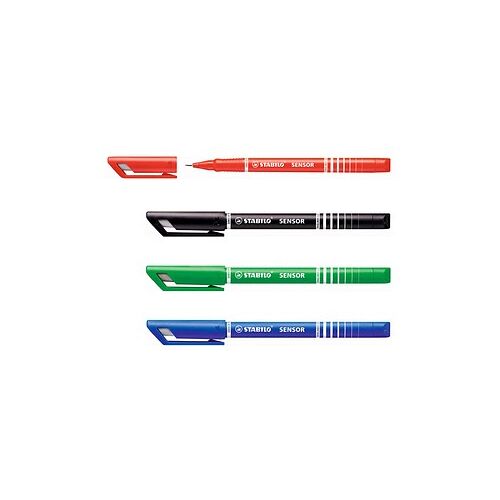 STABILO sensor 189 Fineliner farbsortiert 0,3 mm, 4 St.