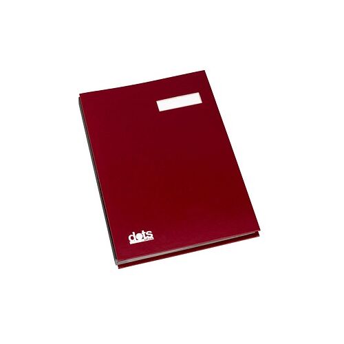 dots Unterschriftenmappe 20 Fächer rot, 1 St.