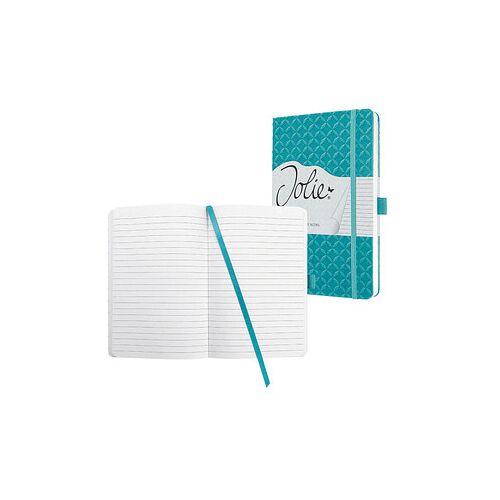 SIGEL Notizbuch Jolie® DIN A6 liniert, aqua green Hardcover 174 Seiten, 1 St.