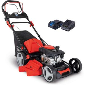 Benzin Rasenmäher MS200-51E Scheppach - 5,2PS Schnittbreite 51cm Fangbox 65L inkl. 2 Ah Akku + 2,4 A Ladegerät u. Motorenöl Generalüberholt Benzin Rasenmäher MS200-51E Scheppach - 5,2PS Schnittbreite 51cm Fangbox 65L inkl. 2 Ah Akku + 2,4 A Ladegerät u. Motorenöl Generalüberholt