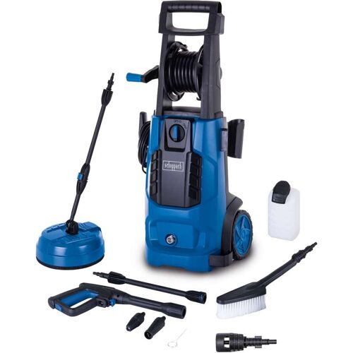 Hochdruckreiniger HCE2600x Scheppach - 180 bar   Schlauchtrommel 5m   2400W   480 L/h   Terrassenreiniger   8-tlg. Zubehör