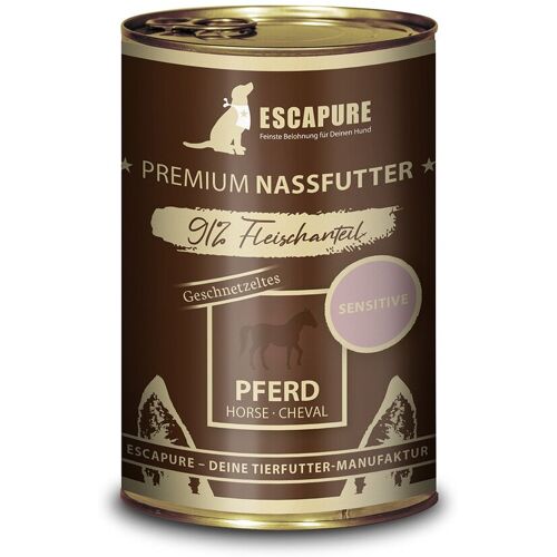 Escapure Pferde Geschnetzeltes Menü 6x400g