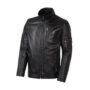 Ross & Cole Herren Lederjacke schwarz 54