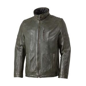 Ross & Cole Herren Lederjacke grün 52