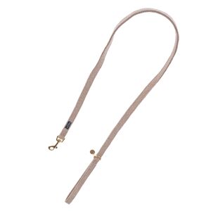 Passende Leine für Nomad Tales Calma Halsband, sand 120cm lang, 15mm breit Hund