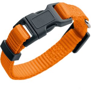 HUNTER Halsband London, orange Vario Basic Gr.S: 24-36cm Halsumfang, B10mm Hund