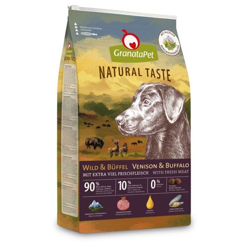 Granatapet 12kg Natural Taste Wild & Büffel  Granatapet Hundefutter trocken