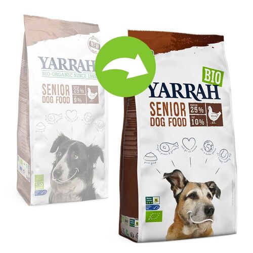 Yarrah 10kg Yarrah Bio Senior Huhn Hundefutter trocken