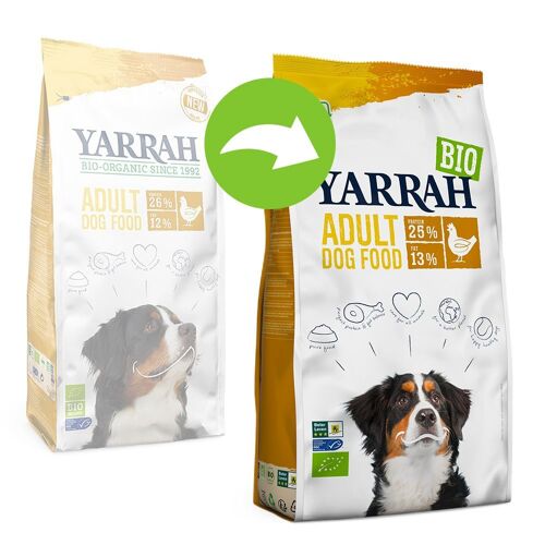 Yarrah 2x15kg Yarrah Bio Adult mit Bio Huhn Hundefutter trocken