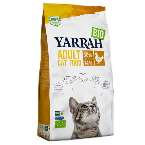 Yarrah 2,4kg Yarrah Bio Katzenfutter mit Huhn Katzenfutter trocken
