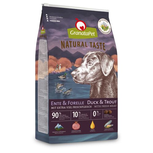 Granatapet 12kg Natural Taste Ente & Forelle Granatapet Hundefutter trocken