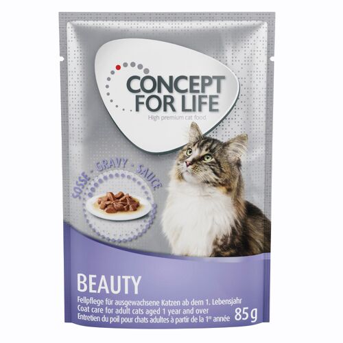 Concept for Life 24 x 85 g Concept for Life Beauty in Soße - Katzenfutter Nass