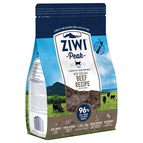 Ziwipeak 4x 1kg Ziwi Peak Air Dried Katzenfutter Rind Katzenfutter trocken