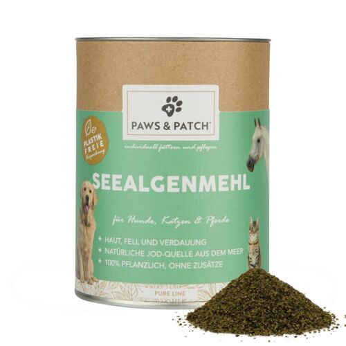 PAWS & PATCH 2x250g PAWS & PATCH Seealgenmehl Einzelfuttermittel für Hunde