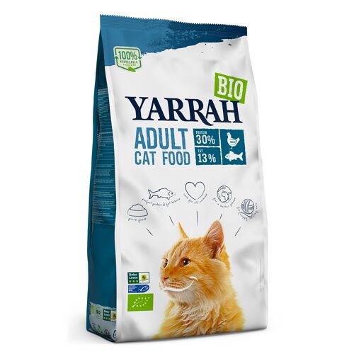 Yarrah 2,4kg Yarrah Bio Katzenfutter mit Fisch Katzenfutter trocken