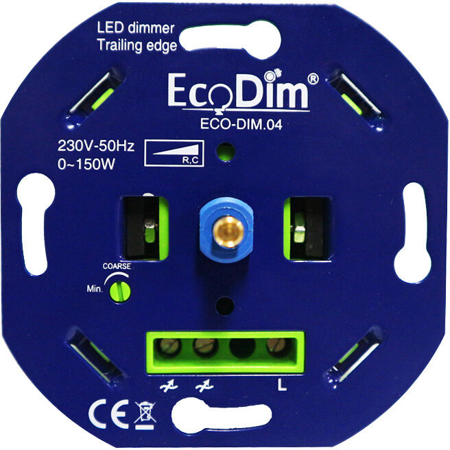 Ecodim LED Dimmer 0-150 Watt  Phasenabschnitt (max. 8 LED Lampen)