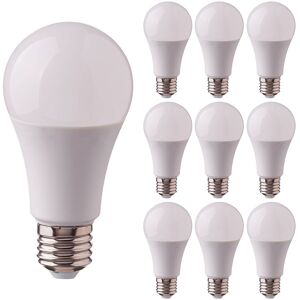 V-TAC Vorteilspackung 10 Stück E27 LED Lampe 8.5 Watt A60 3000K ersetzt 60 Watt