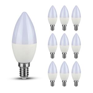 V-TAC 10x E14 LED-Lampe - 3.7 Watt - 320 Lumen - Neutralweiß 4000K - Ersetzt 25 Watt