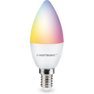 HOFTRONIC SMART E14 SMART LED Lampe RGBWW Wifi & Bluetooth 5,5 Watt 470lm C37 Dimmbar & Steuerbar via App