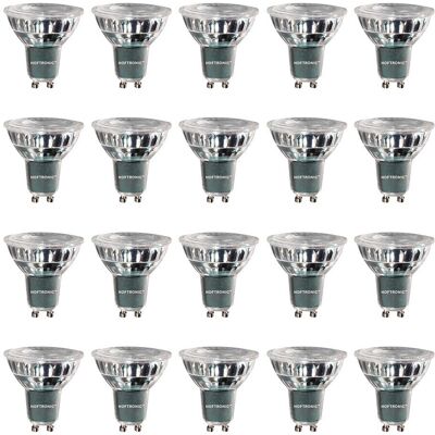 HOFTRONIC 20x GU10 LED Spots 4 Watt Dimmbar 2700K warmweiß (ersetzt 50W) HOFTRONIC 20x GU10 LED Spots 4 Watt Dimmbar 2700K warmweiß (ersetzt 50W)