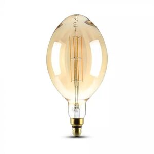 V-TAC LED-Glühbirne Amber gerade Glühbirne 8 Watt E27 2000K dimmbar
