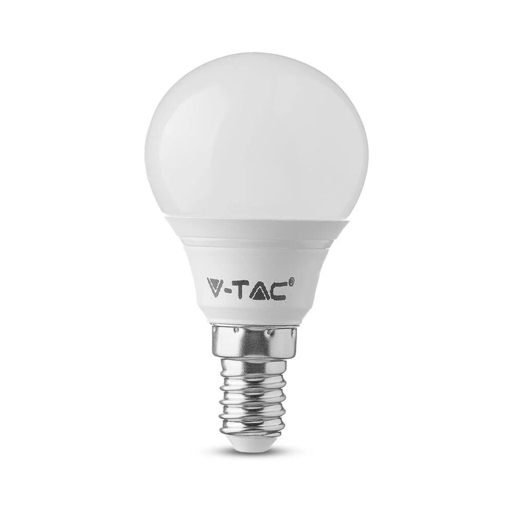 V-TAC LED-Lampe mit Samsung-Chip 7 Watt E14 P45 Kunststoff 6400K
