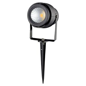 v-tac LED Erdspießstrahler 12 Watt 720lm 4000K IP65 Spritzwasserdicht Anthrazit