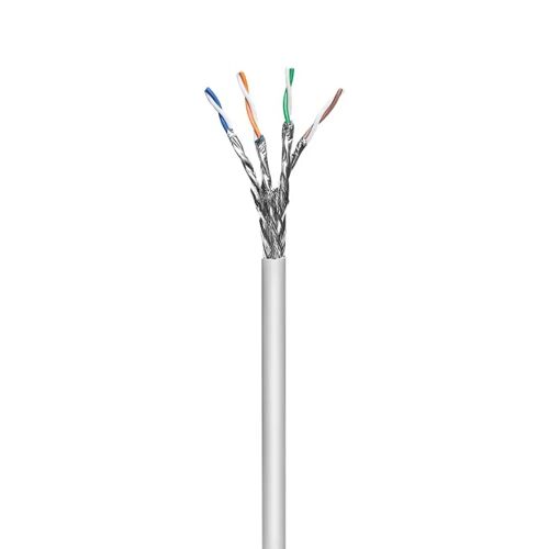 Goobay CAT 6a S/FTP Kabel auf Spule - 100 Meter - Patch - PIMF - CU - LSZH - UTP-Kabel -  Ethernet-Kabel - Internet-Kabel