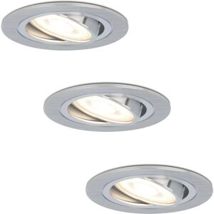 HOFTRONIC™ Komplettset 3 Stück Dimmbare LED Einbaustrahler Chandler 5 Watt 4000K Spot Schwenkbar