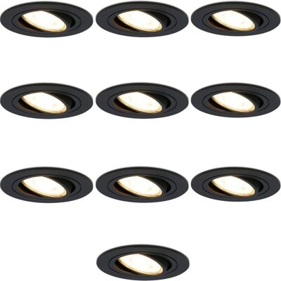 Hofronic Hofronic Miro LED Einbaustrahler - 10er-Set - Dimmbar - Warmweiß 2700K Hofronic Hofronic Miro LED Einbaustrahler - 10er-Set - Dimmbar - Warmweiß 2700K
