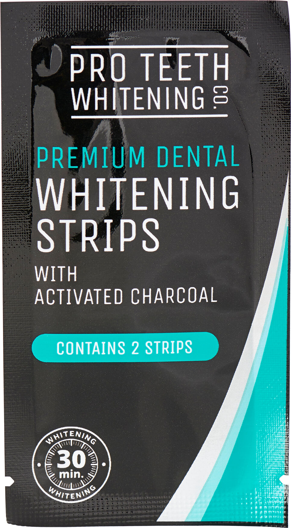 PRO TEETH WHITENING CO. Activated Charcoal Teeth Whitening Strips 30g