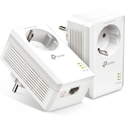 TP-Link TL-PA7017P KIT AV1000 - Gigabit Powerline Starter Kit mit Steckdose - Weiß TP-Link TL-PA7017P KIT AV1000 - Gigabit Powerline Starter Kit mit Steckdose - Weiß