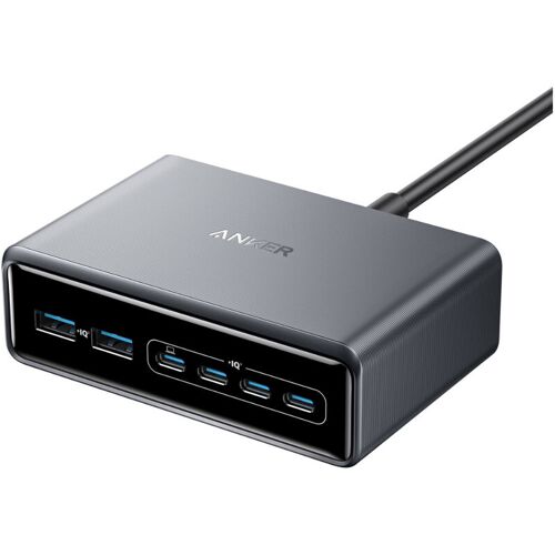Anker Prime Ladegerät (200W, 6 Ports, GaN) - Schwarz