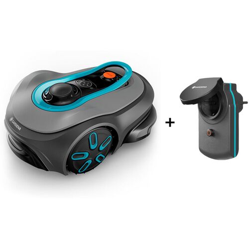 Gardena Mähroboter smart SILENO free 800 m² Set + Zwischenstecker