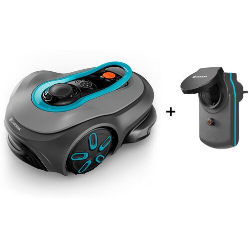 Gardena Mähroboter smart SILENO pro 600 m² + gratis smart Power Zwischenstecker