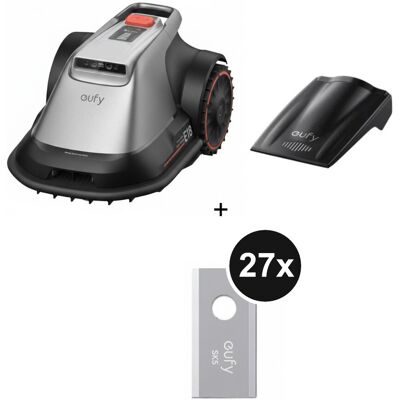 Eufy E18 Saugroboter Rasenmäher - TrueVision-Technologie - Schwarz, Grau Eufy E18 Saugroboter Rasenmäher - TrueVision-Technologie - Schwarz, Grau