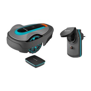 GARDENA Mähroboter smart SILENO life 1.000 m² Set mit LONA Technologie + gratis smart Power Zwischenstecker