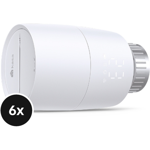 TP-Link Kasa KE100 (V1.2) - Heizkörperthermostat - 6er-Set