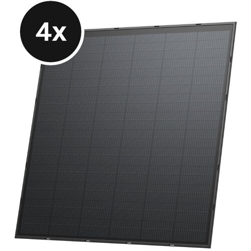 EcoFlow Rigid Solar Panel (4x 250W) - Schwarz