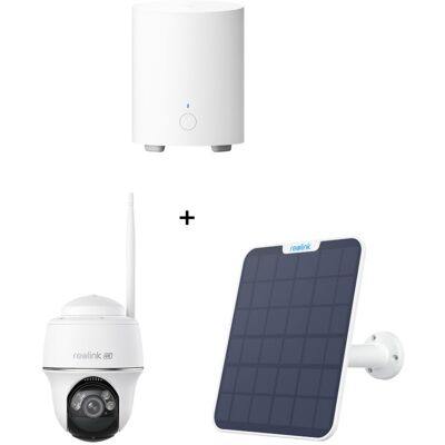 Reolink Starter Set - mit Hub 1 Lite, Argus Series B440 + Solar Panel 2 - Weiß Reolink Starter Set - mit Hub 1 Lite, Argus Series B440 + Solar Panel 2 - Weiß