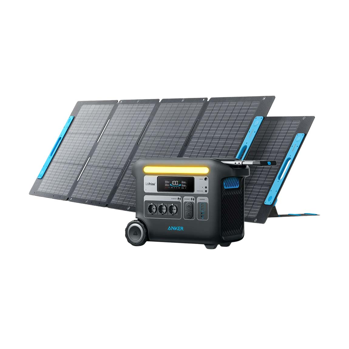 Anker Solargenerator 767 (PowerHouse 2048 Wh mit 2*200 W Solarpanel) - Schwarz
