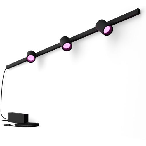 Philips Hue Perifo Basis-Set Wandleuchte 3 Spots - Schwarz