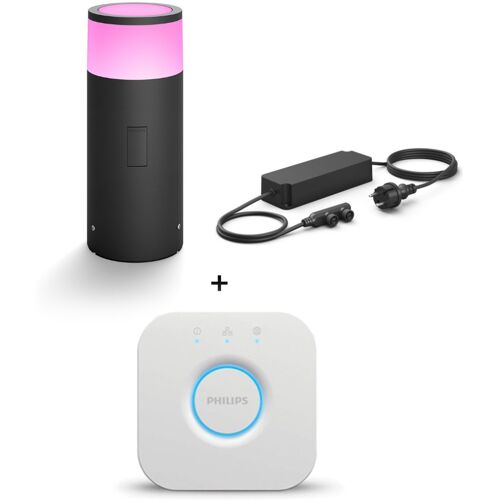 Philips Hue White & Color Ambiance Calla 590 lm - für Niedervolt-System + Netzteil + Bridge