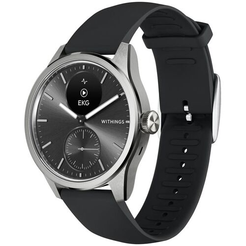 Withings Scanwatch 2 - Hybrid Smartwatch mit Überwachung der Herzgesundheit - Schwarz und 42 mm