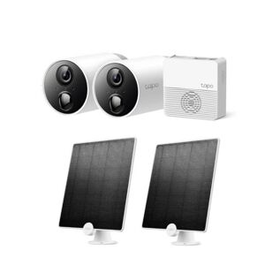 TP-Link Tapo C400S2 - Intelligentes 2-Kamera Sicherheitssystem + A200 Solarpanel 2er-Set