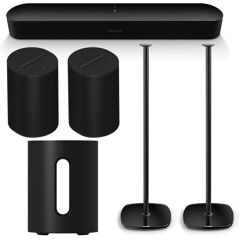 Sonos, Spectral Sonos Era 100 Beam Sub Mini 5.1 Heimkino Set + Spectral SP100 Standfuß 2er-Set